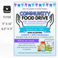 food drive flyers